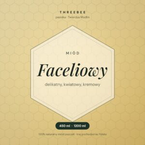 Miód faceliowy ThreeBee – grafika produktu