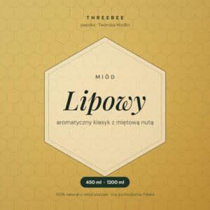 Miód lipowy ThreeBee – grafika produktu