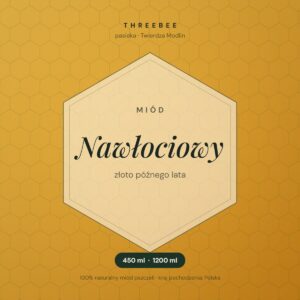 Miód nawłociowy ThreeBee – grafika produktu