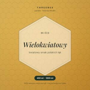 Miód wielokwiatowy ThreeBee – grafika produktu