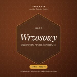 Miód wrzosowy ThreeBee – grafika produktu