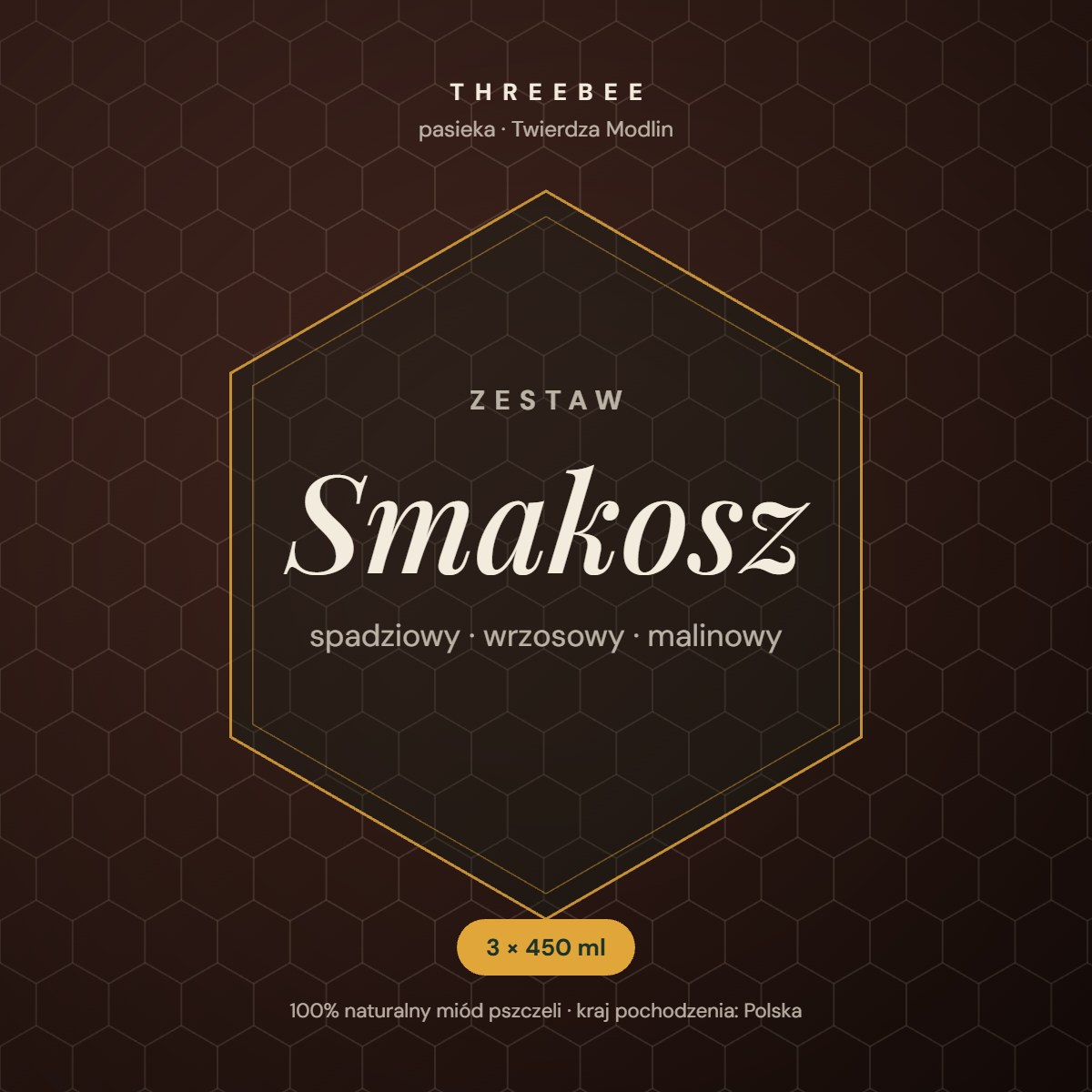 Zestaw smakosz ThreeBee – grafika produktu